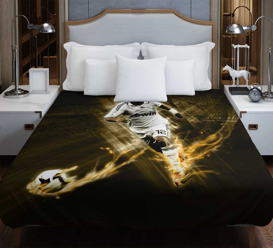 Spright Football Player Marcelo Vieira Duvet Cover