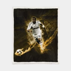 Spright Football Player Marcelo Vieira Sherpa Fleece Blanket 1