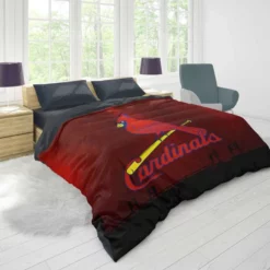 St Louis Cardinals Baseball MLB Logo Duvet Cover 1