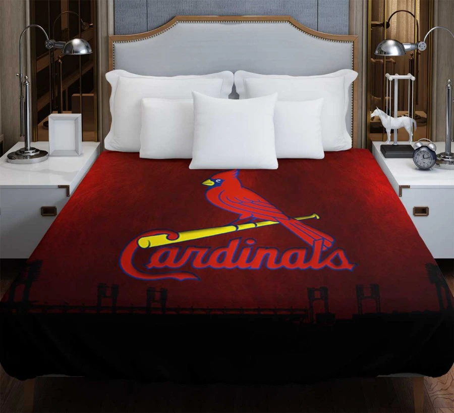 St Louis Cardinals Baseball MLB Logo Duvet Cover