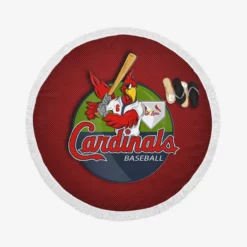 St Louis Cardinals Popular Baseball Club MLB Round Beach Towel