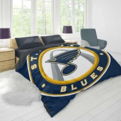 St louis Blues NHL Logo Duvet Cover 1