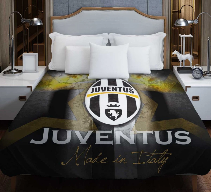 Star Team Juve Logo Duvet Cover