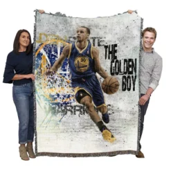 Stephen Curry All NBA NBA Basketball Woven Blanket