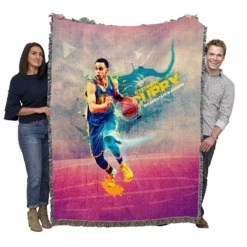 Stephen Curry Inspirational NBA Woven Blanket