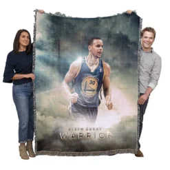 Stephen Curry NBA championships Woven Blanket