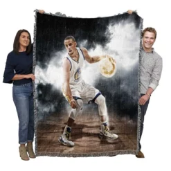 Stephen Curry Powerful NBA Woven Blanket