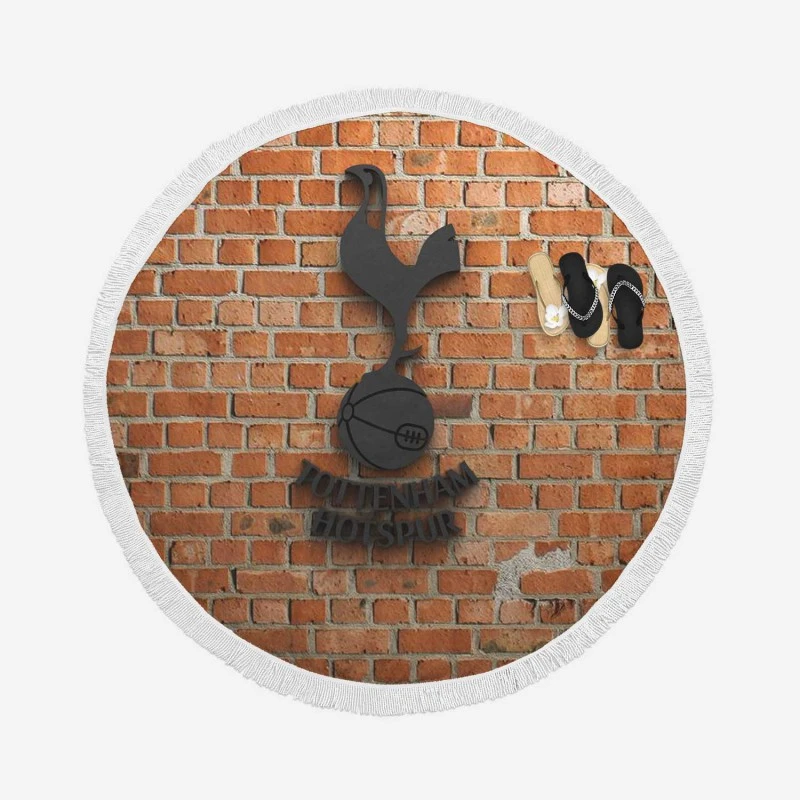 Strong English Club Tottenham Hotspur FC Round Beach Towel