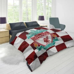 Strong English Football Club Liverpool Logo Duvet Cover 1