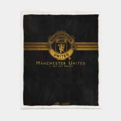 Strong Football Club Manchester United FC Sherpa Fleece Blanket 1