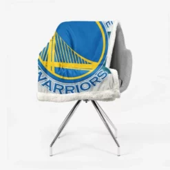 Strong NBA Basketball Team Golden State Warriors Sherpa Fleece Blanket 2