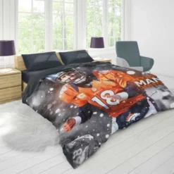 Strong NFL Football Player Peyton Manning Duvet Cover 1