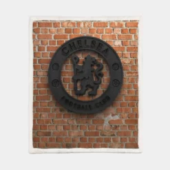 Stunning Chelsea Club Logo Sherpa Fleece Blanket 1