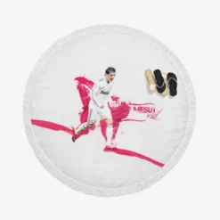 Supercopa de Espana Football Player Mesut Ozil Round Beach Towel