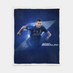 Supercoppa Cup Cristiano Ronaldo Sherpa Fleece Blanket 1