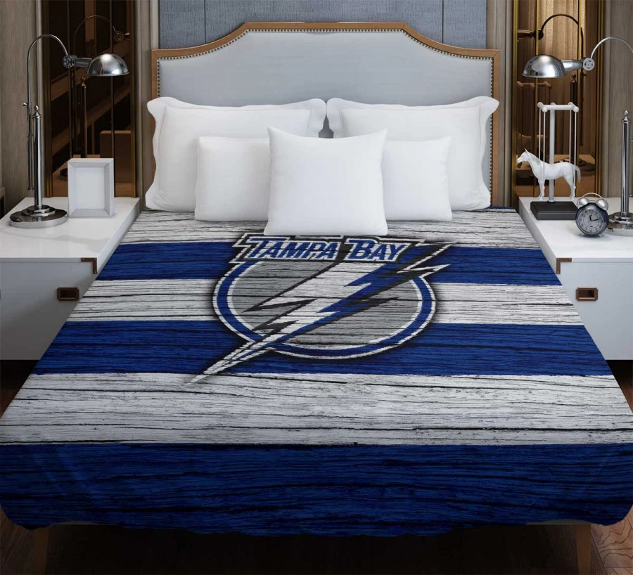 Tampa Bay Lightning Logo Duvet Cover