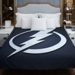 Tampa Bay Lightning NHL Hockey Club Logo Duvet Cover