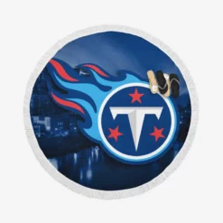 Tennessee Titans Exellelant NFL Club Round Beach Towel
