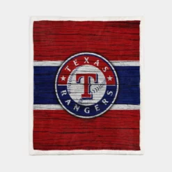 Texas Rangers American MLB Baseball Sherpa Fleece Blanket 1