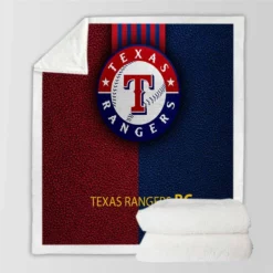 Texas Rangers Popular MLB Team Sherpa Fleece Blanket