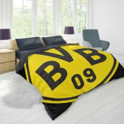 The Sensational Borussia Dortmund Team Logo Duvet Cover 1