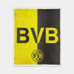 The Ultimate Borussia Dortmund Club Logo Sherpa Fleece Blanket 1