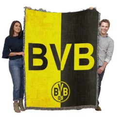 The Ultimate Borussia Dortmund Club Logo Woven Blanket