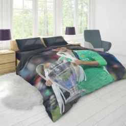 Thibaut Courtois Passionate Football Duvet Cover 1