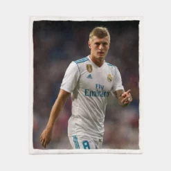 Toni Kroos Club World Cup Champion Footballer Sherpa Fleece Blanket 1