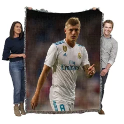 Toni Kroos Club World Cup Champion Footballer Woven Blanket