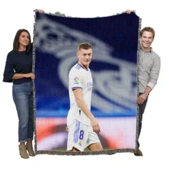 Toni Kroos Consistent Real Madrid Football Player Woven Blanket