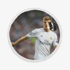 Toni Kroos Copa de la Liga Footballer Round Beach Towel