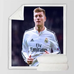 Toni Kroos Football Player Sherpa Fleece Blanket