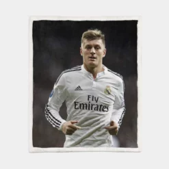 Toni Kroos UEFA Champions League Football Player Sherpa Fleece Blanket 1