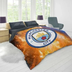 Top Ranked English Football Club Manchester City FC Duvet Cover 1