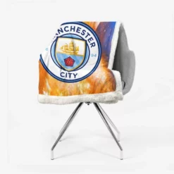 Top Ranked English Football Club Manchester City FC Sherpa Fleece Blanket 2