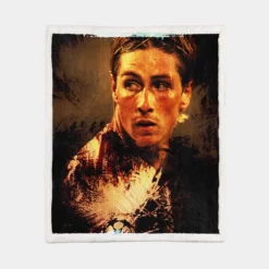 Top Ranked Football Player Fernando Torres Sherpa Fleece Blanket 1