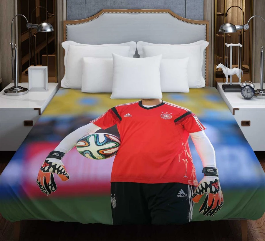 Top Ranked Football Player Manuel Neuer Duvet Cover