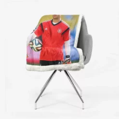 Top Ranked Football Player Manuel Neuer Sherpa Fleece Blanket 2