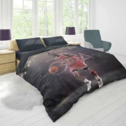 Top Ranked NBA Basketball Player Michael Jordan Duvet Cover 1