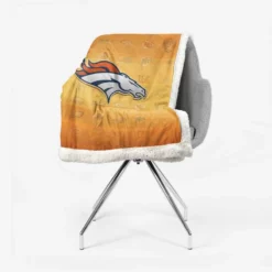 Top Ranked NFL Football Club Denver Broncos Sherpa Fleece Blanket 2
