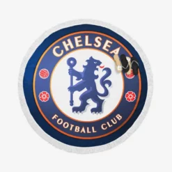 Top Ranked Soccer Team Chelsea FC Round Beach Towel