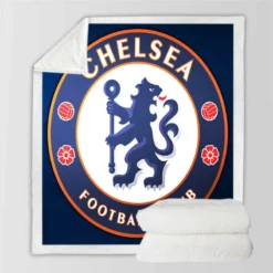 Top Ranked Soccer Team Chelsea FC Sherpa Fleece Blanket