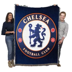 Top Ranked Soccer Team Chelsea FC Woven Blanket