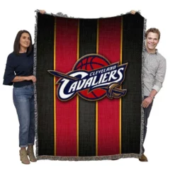 Top ranked NBA Basketball Team Cleveland Cavaliers Woven Blanket