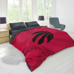 Toronto Raptors Black Logo Duvet Cover 1