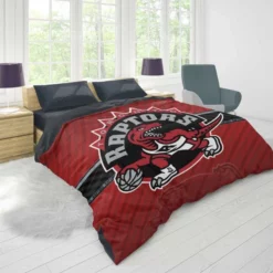 Toronto Raptors Canadian Basketball Club Duvet Cover 1