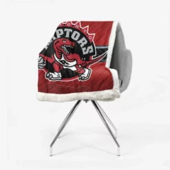 Toronto Raptors Canadian Basketball Club Sherpa Fleece Blanket 2