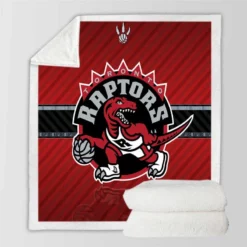 Toronto Raptors Canadian Basketball Club Sherpa Fleece Blanket