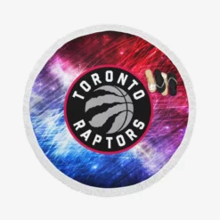 Toronto Raptors Logo Round Beach Towel
